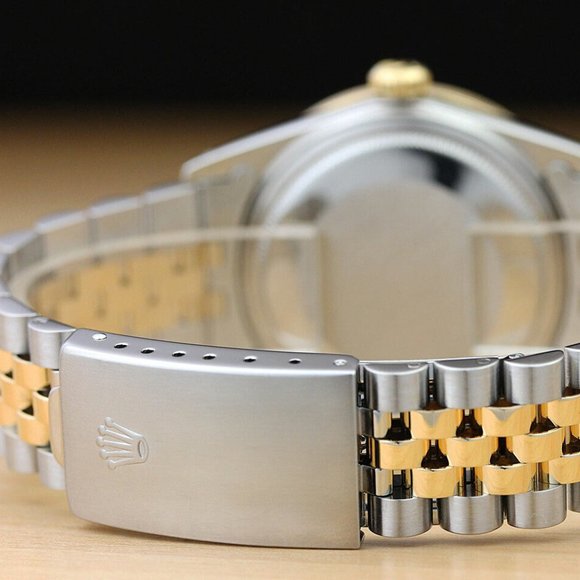 Rolex Men's Two Tone Diamond Watch! Mint! - Picture 7 of 8